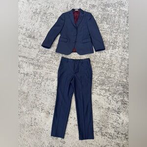 Boys Joseph Abboud Navy Blue 2-Piece Suit Jacket & Pants Size 10R